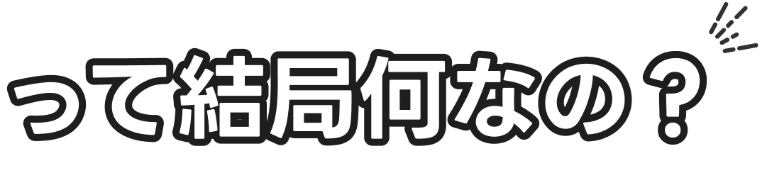 って結局何なの？